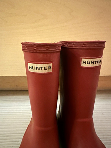Hunter unisex kids red - hunter, rubber