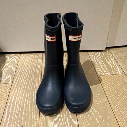 Hunter unisex kids navy - navy, rubber