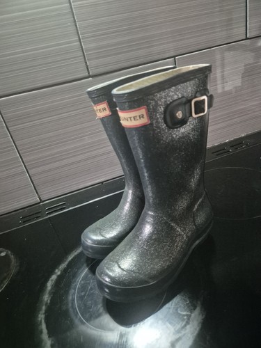 Glittery hunter wellies - wellies,